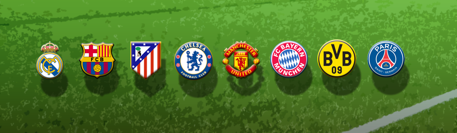 Kvartsfinalisterna i Champions League