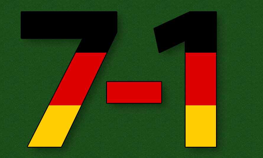 Tyskland-Brasilien 7-1