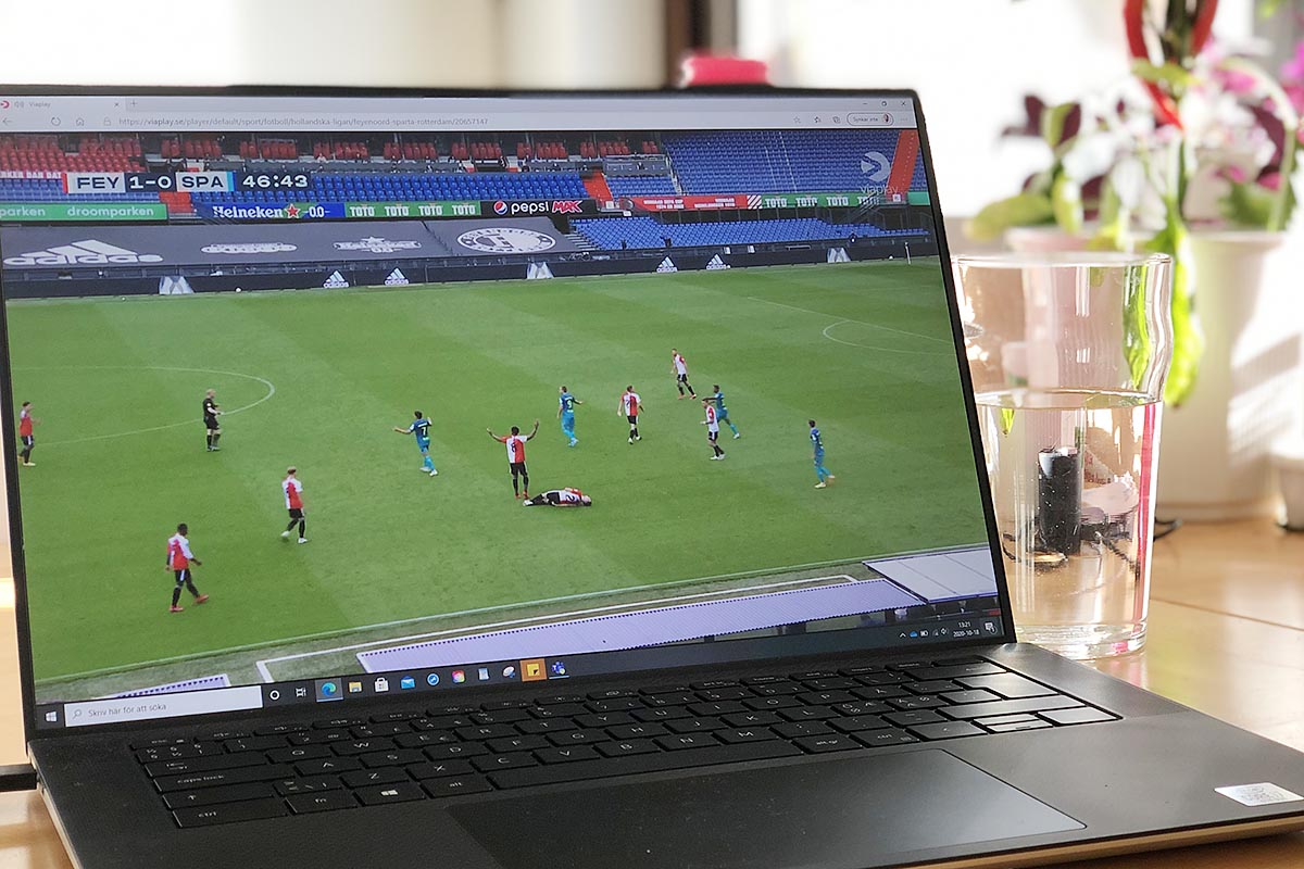 fotboll, dator