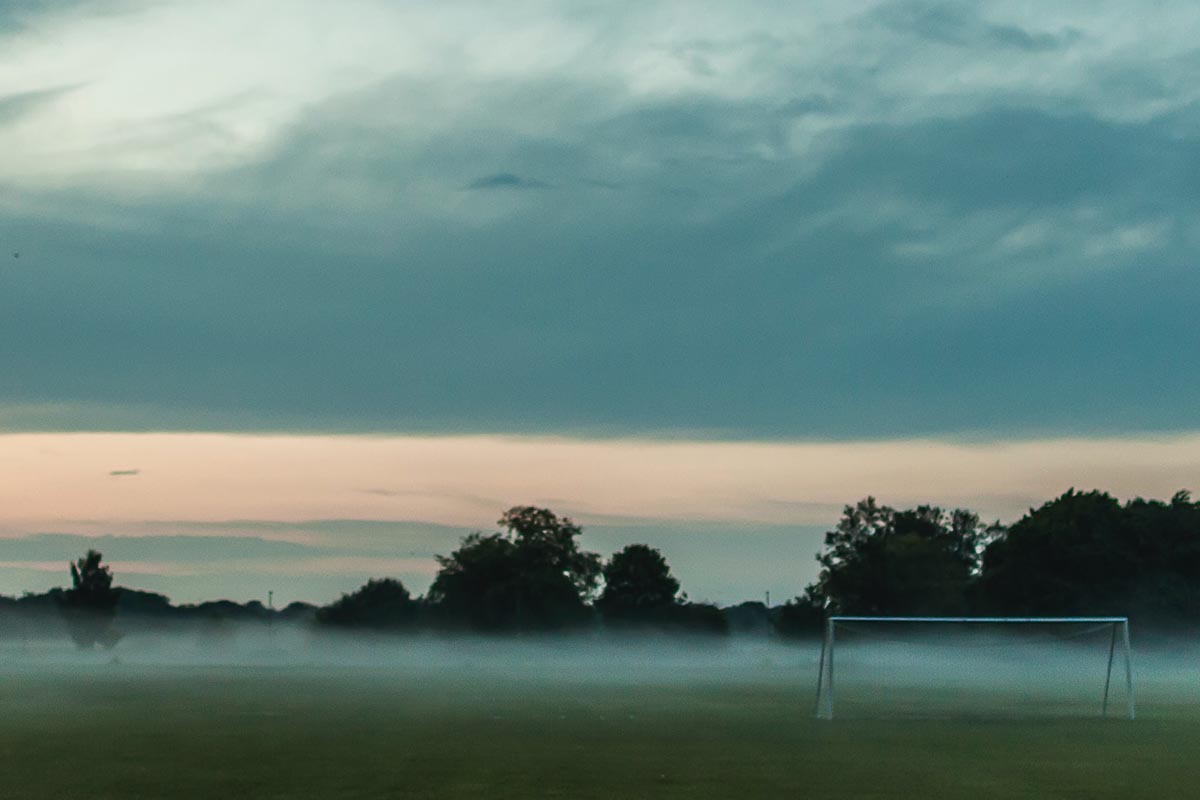 Fotboll, dimma