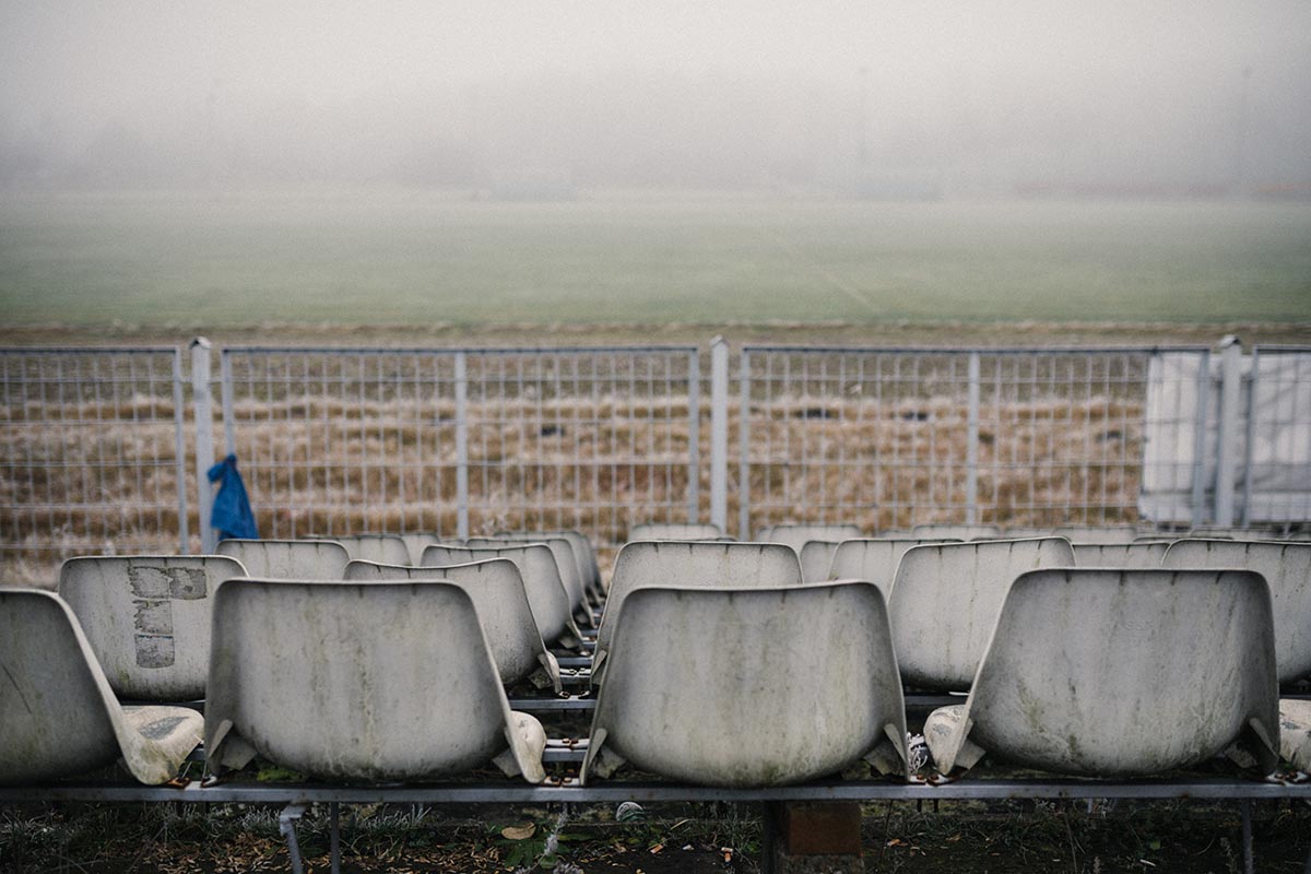 fotboll, läktare