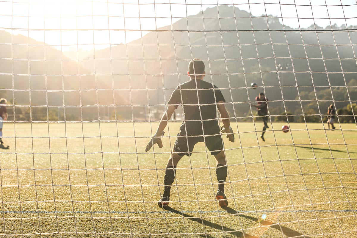 fotboll, målvakt