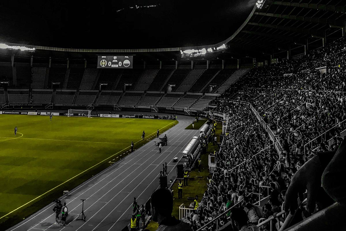 fotboll, skopje, nordmakedonien