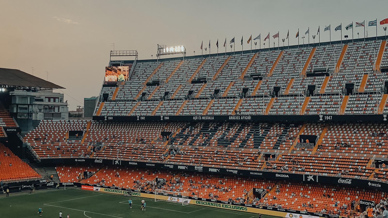 fotboll, valencia, mestalla