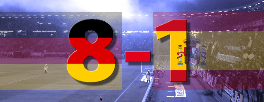 Tyskland-Spanien 8-1