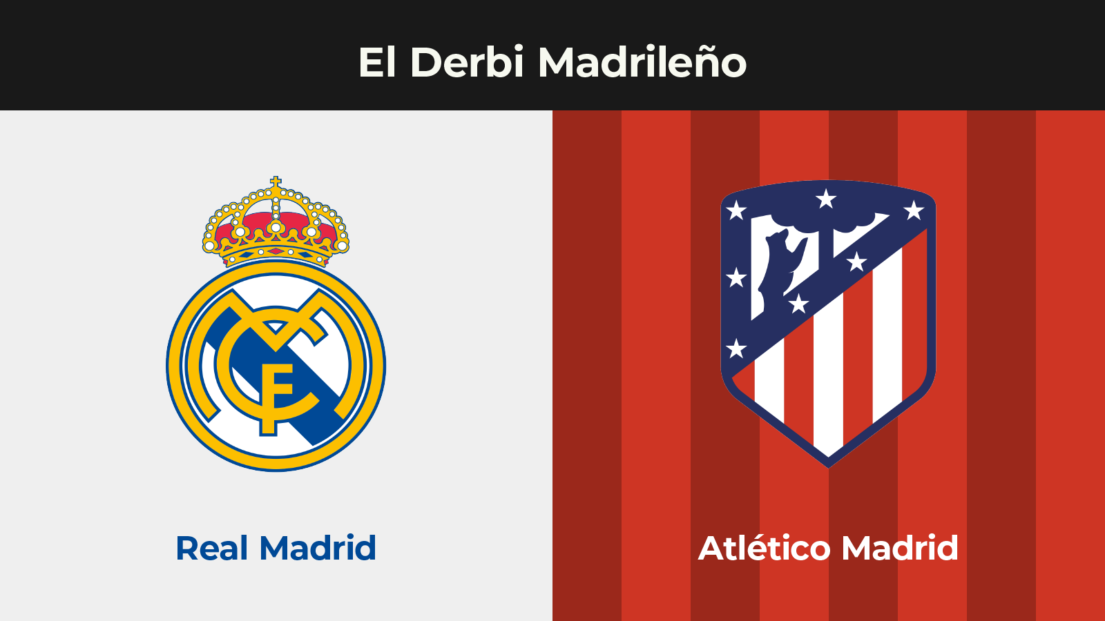 Real Madrid mot Atlético Madrid genom tiderna